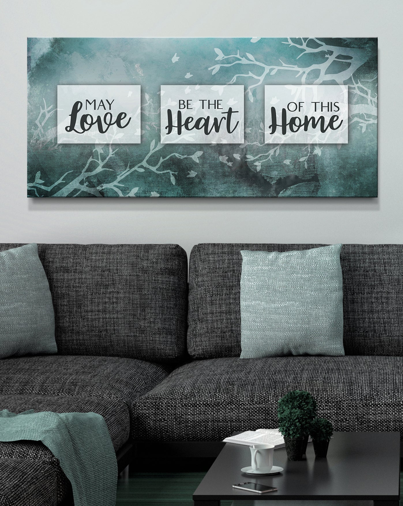 May Love Fill Your Home! Ready-to-Hang Wood Frame Wall Art V2