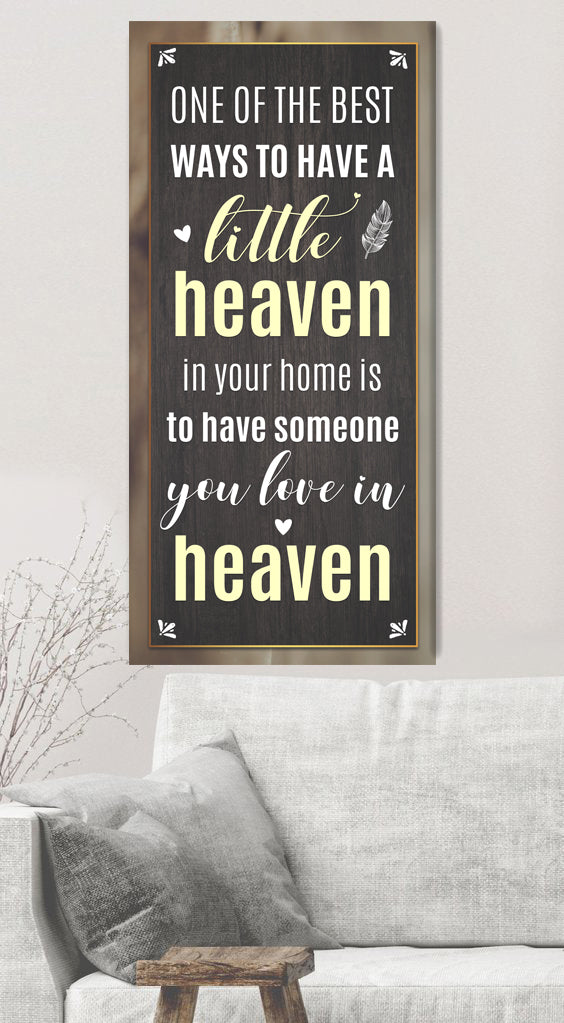High - Quality Wood - Framed Heaven Wall Art, Ready to Hang for Your Home