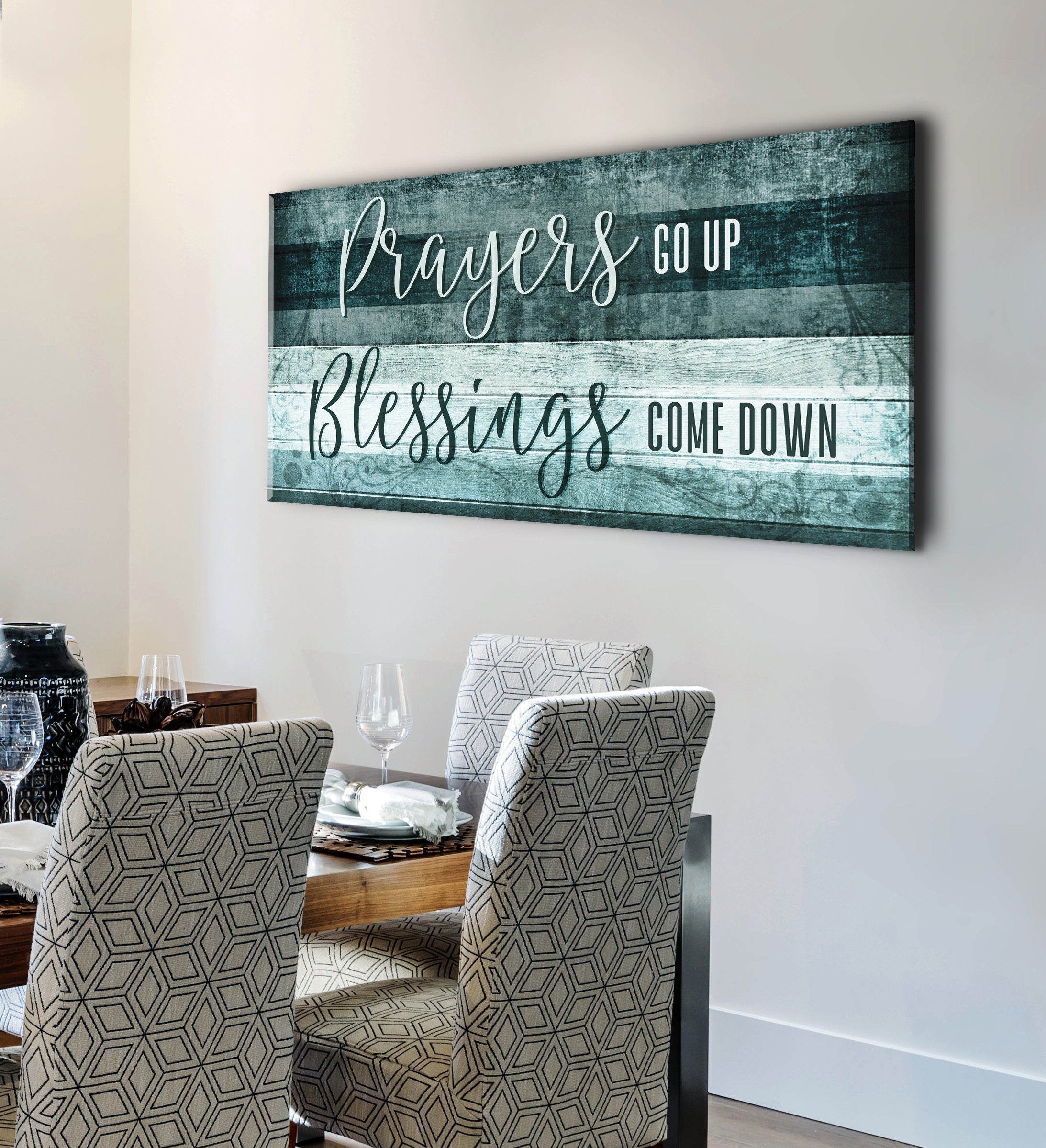 Christian Prayers Wall Art (Wood Frame, Ready To Hang) - Buy 2 Save 20%