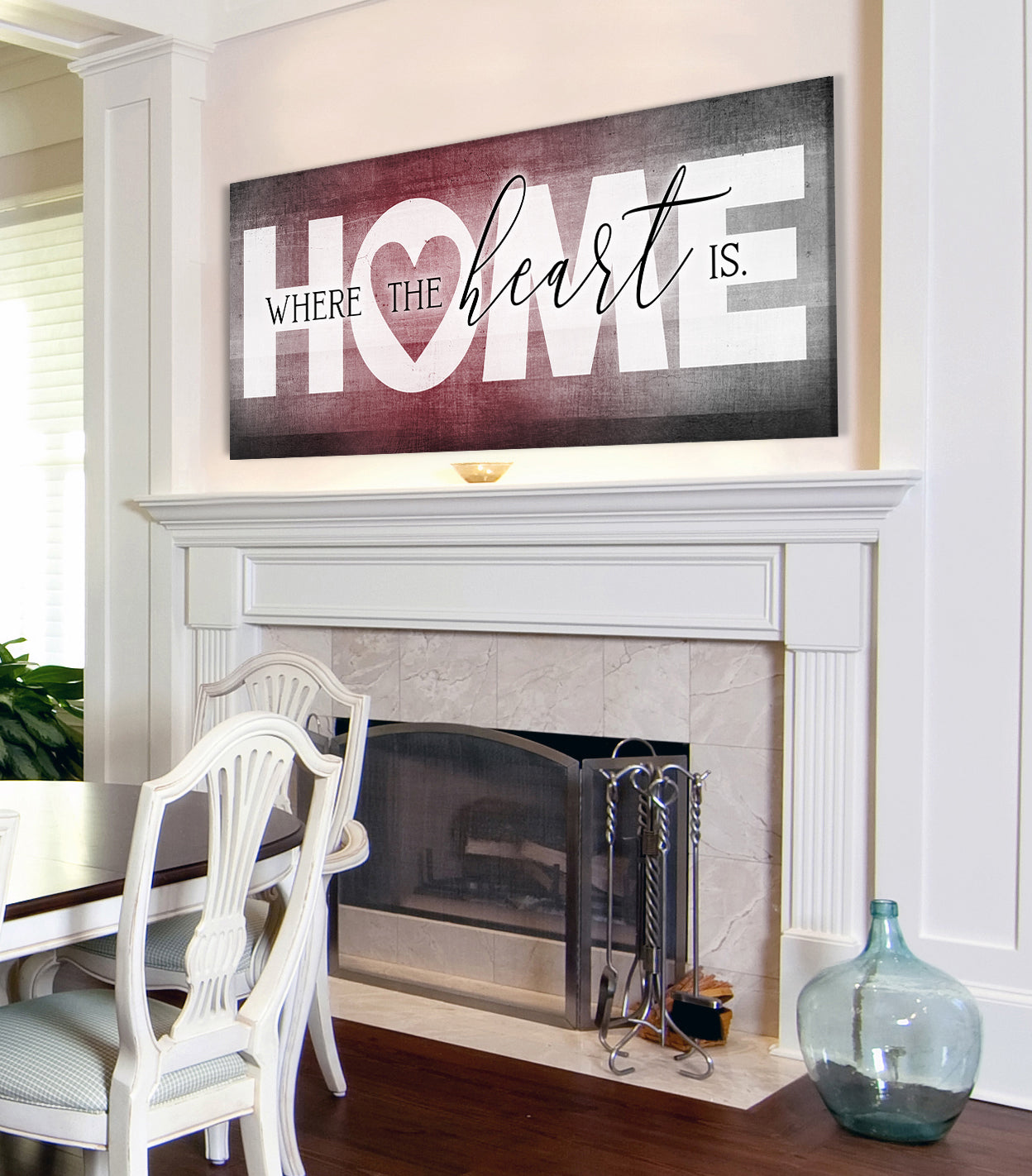 Ready-to-Hang 'Home Where The Heart Is' Wall Art (Wood Frame) - Buy 2, Save 20%
