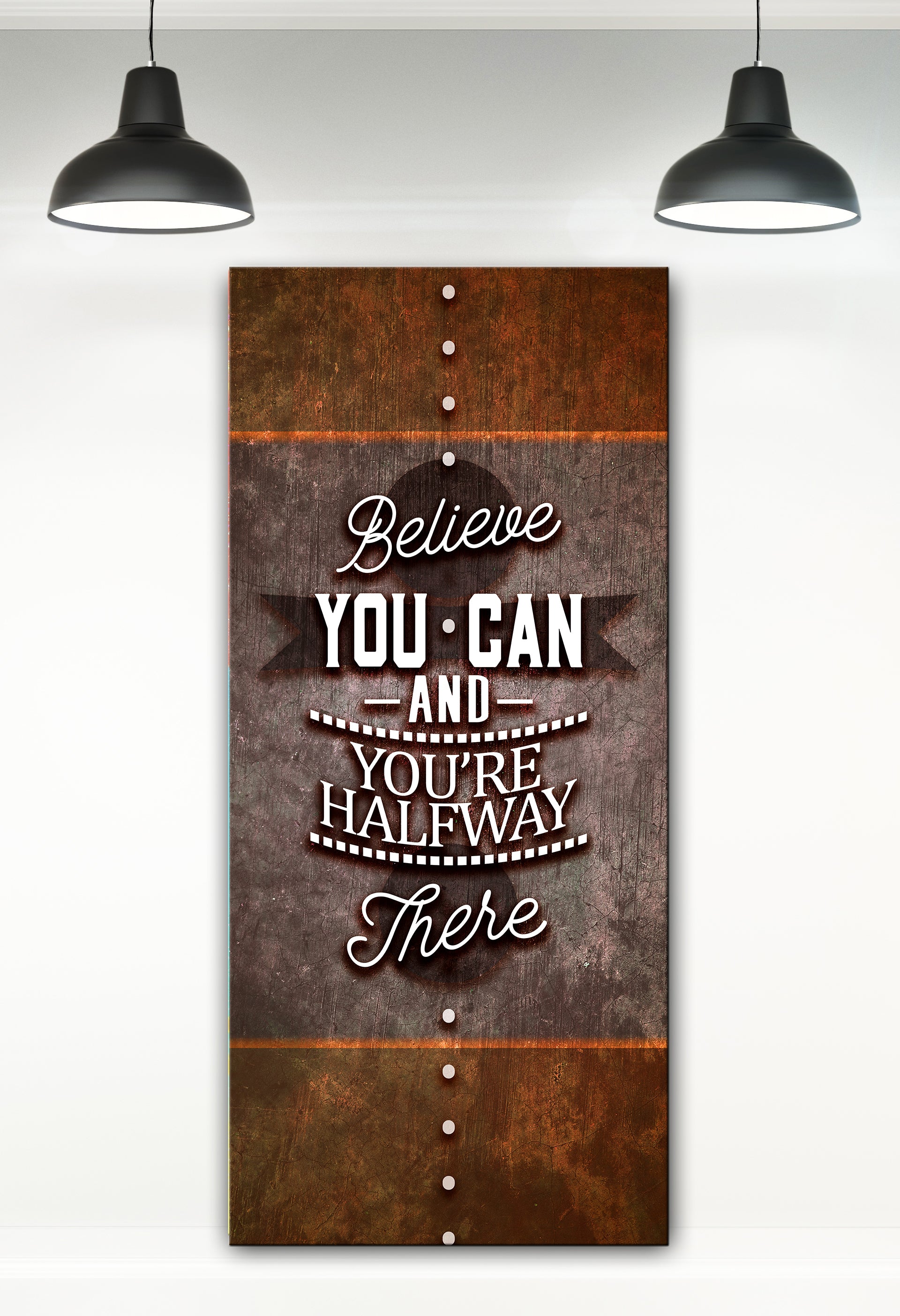 Exclusive Offer! Powerful Women Wall Art - Believe You Can (Wood Frame, Ready To Hang)