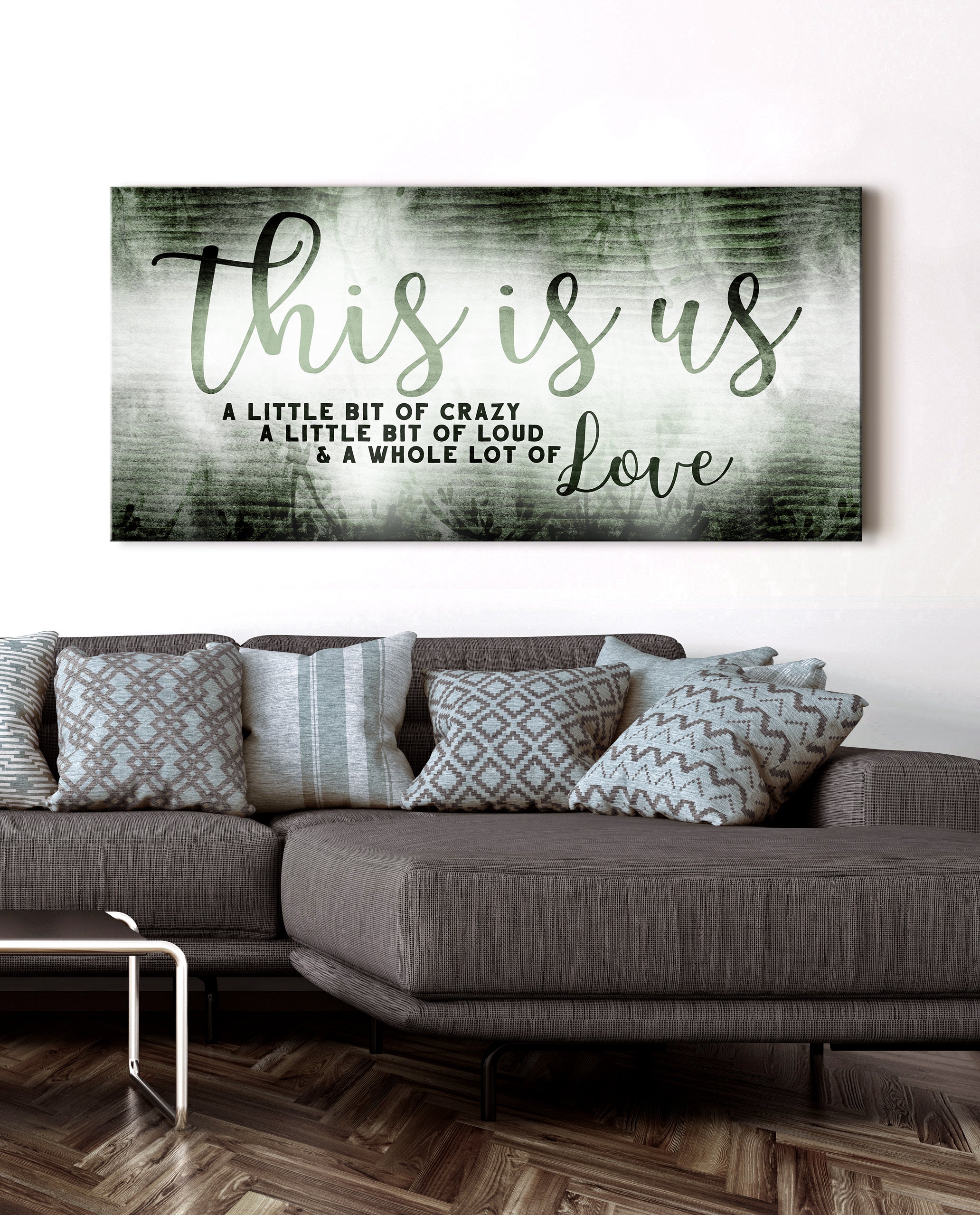 Hot Deal! Family Wall Art 'This Is Us' V12 (Wood Frame, Ready to Hang)