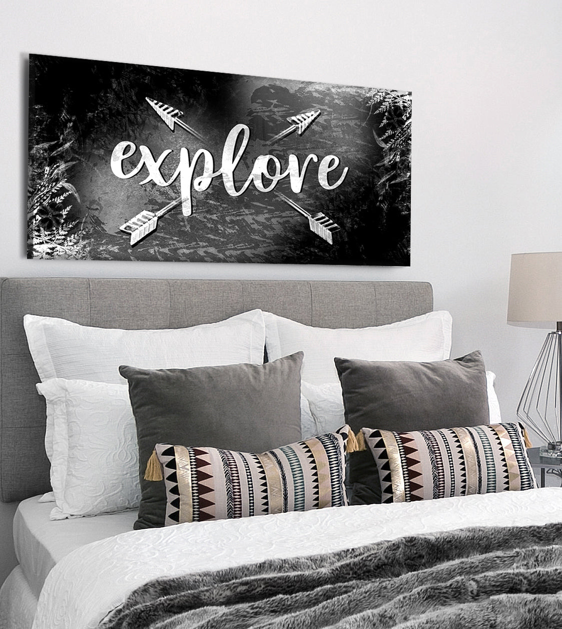 Hot! Ready-to-Hang Wood Frame Home Wall Art