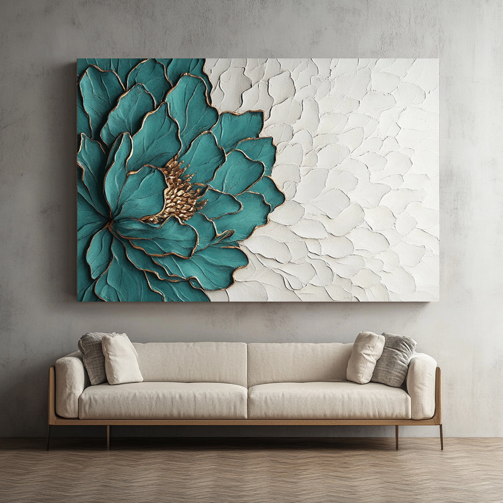 Exclusive Offer! Ethereal Bloom V23 - High - Quality Wood - Framed Canvas Art