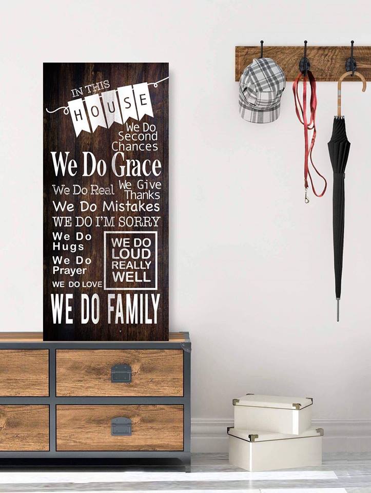 Hot Deal: Ready-to-Hang Wood Frame Home Wall Art - 'In This House'