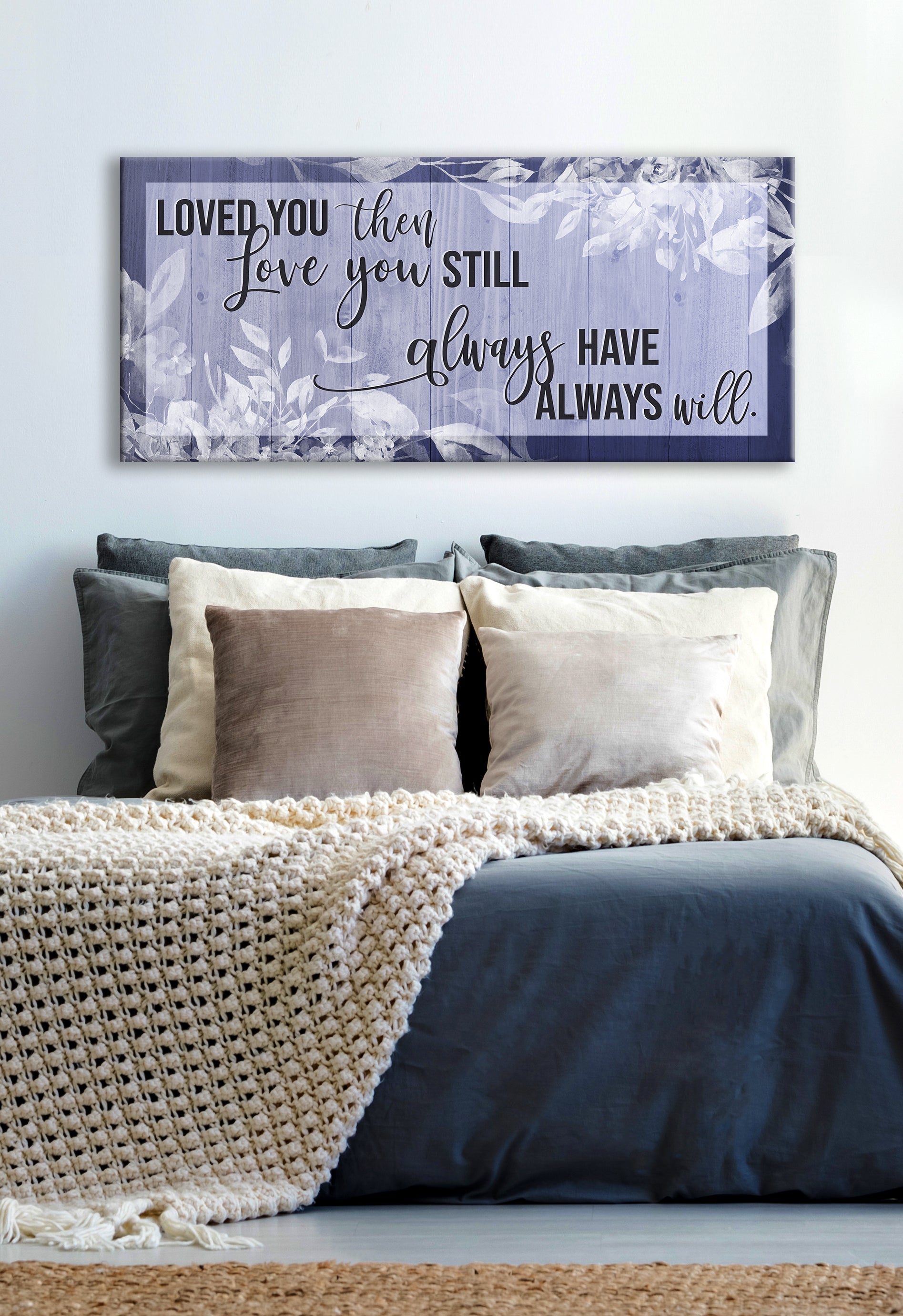 Hot Deal! Ready-to-Hang Couples Wall Art - Love You Now, Love You Still V2 with Wood Frame