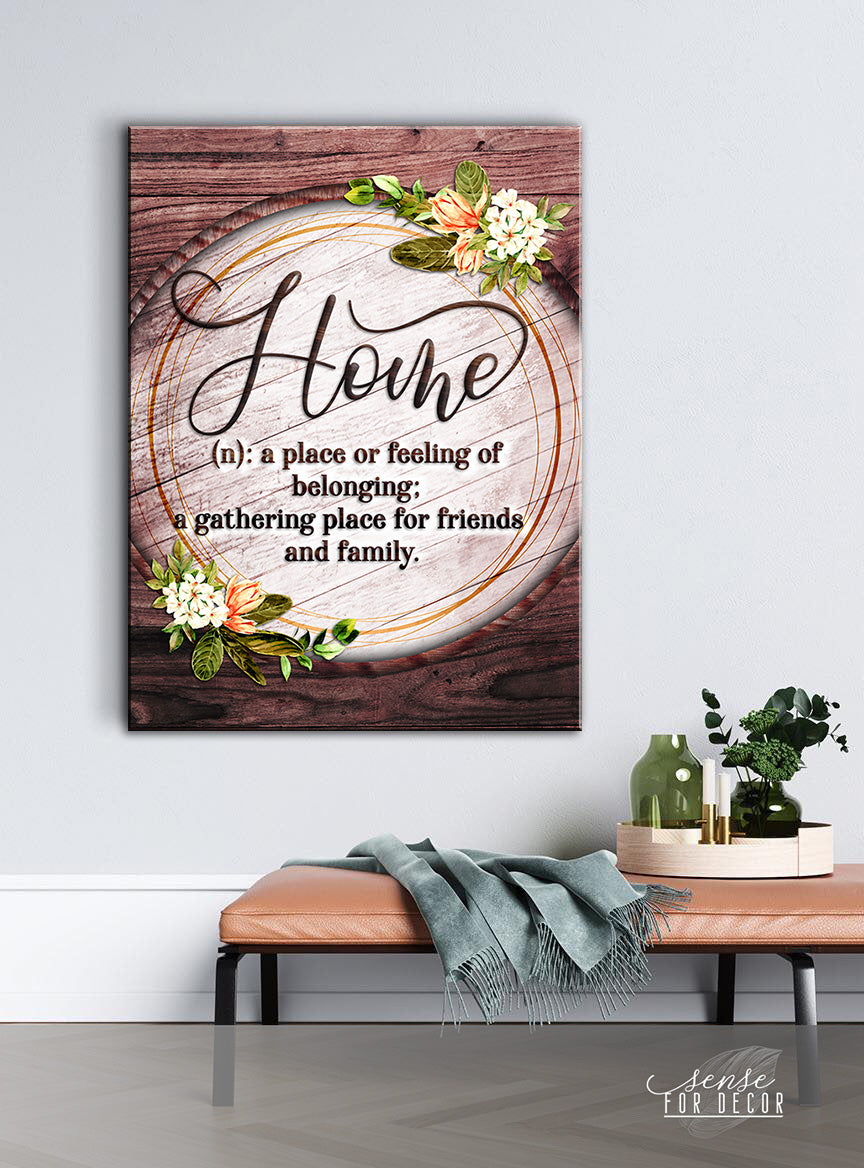Ready-to-Hang Wood Frame Home Wall Art: Create a Sense of Belonging (Buy 2, Save 20%)