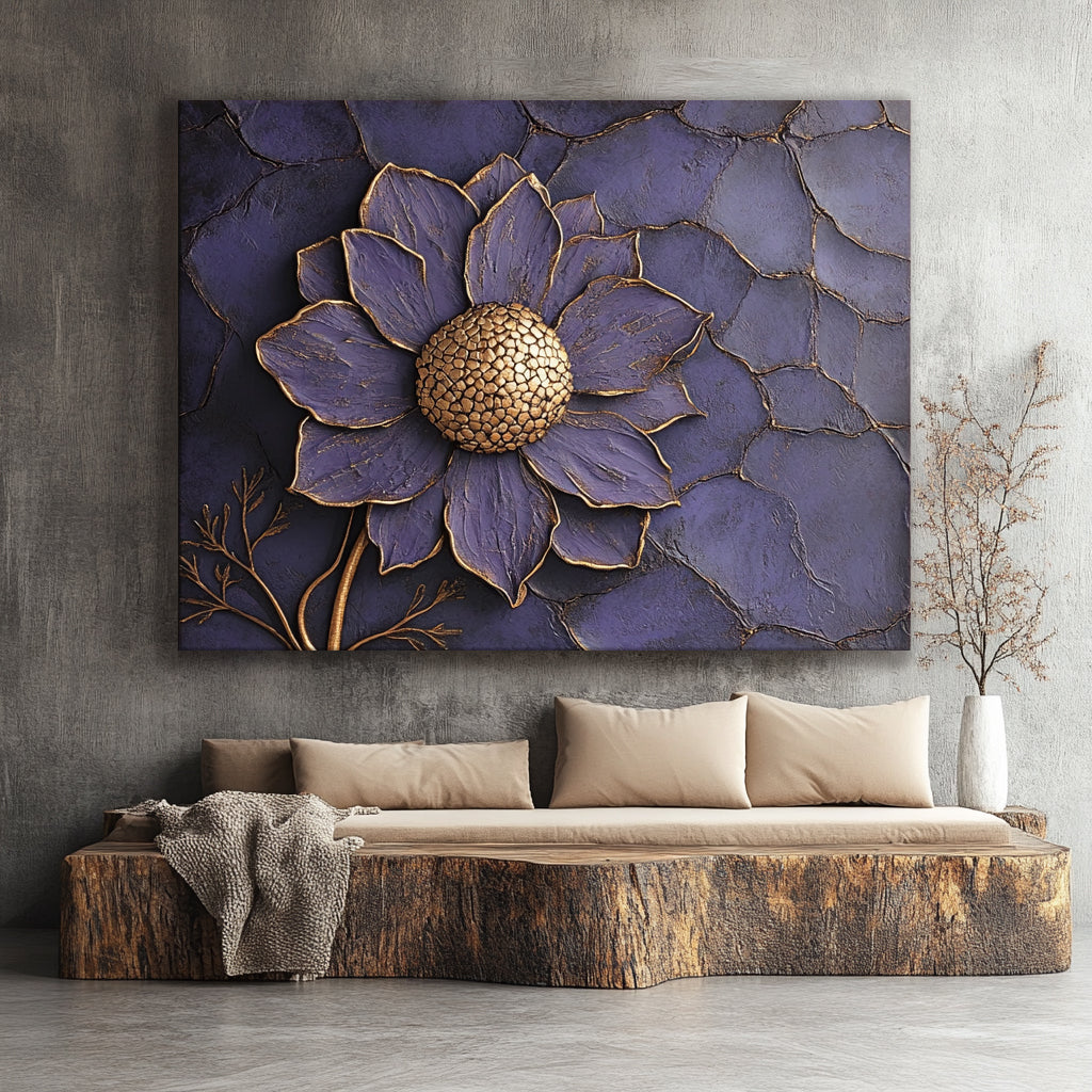 Hot Deal! Lavender Blooms Wall Art for Home V4