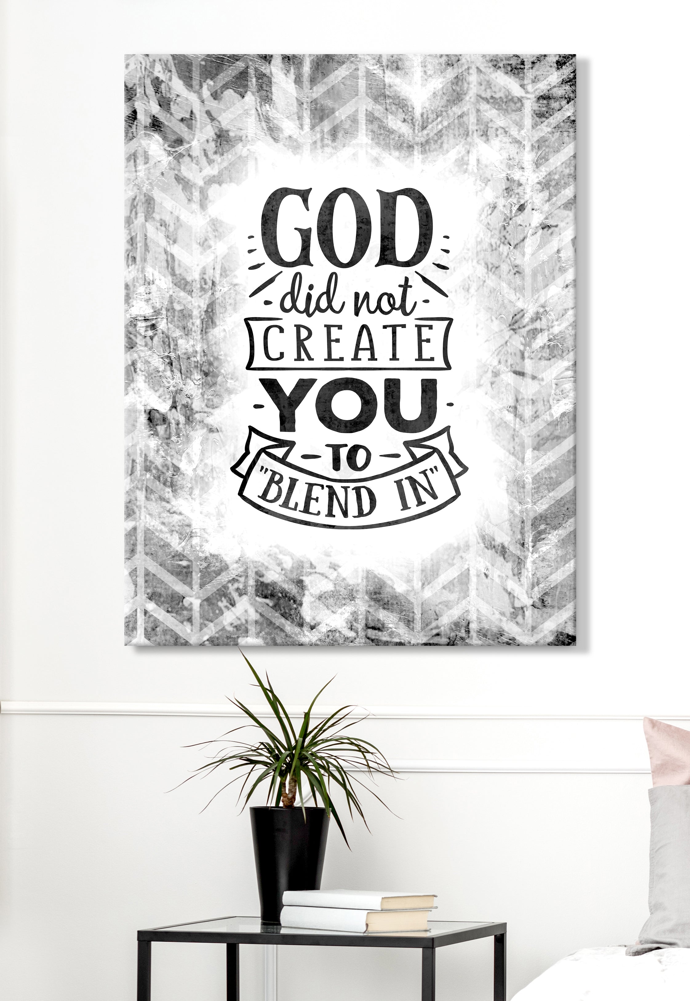 Christian Wall Art: Stand Out with God's Message (Wood Frame, Ready to Hang) - Buy 2 Save 20%