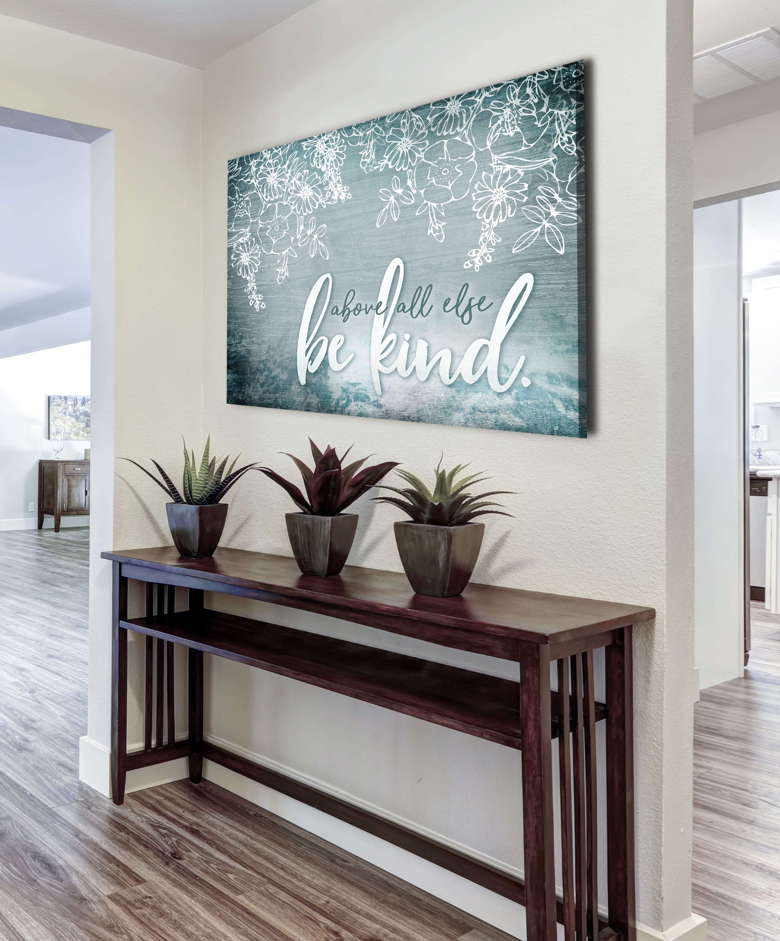 Buy 2, Save 20%! Above All Else Be Kind Home Wall Art (Wood Frame, Ready To Hang)