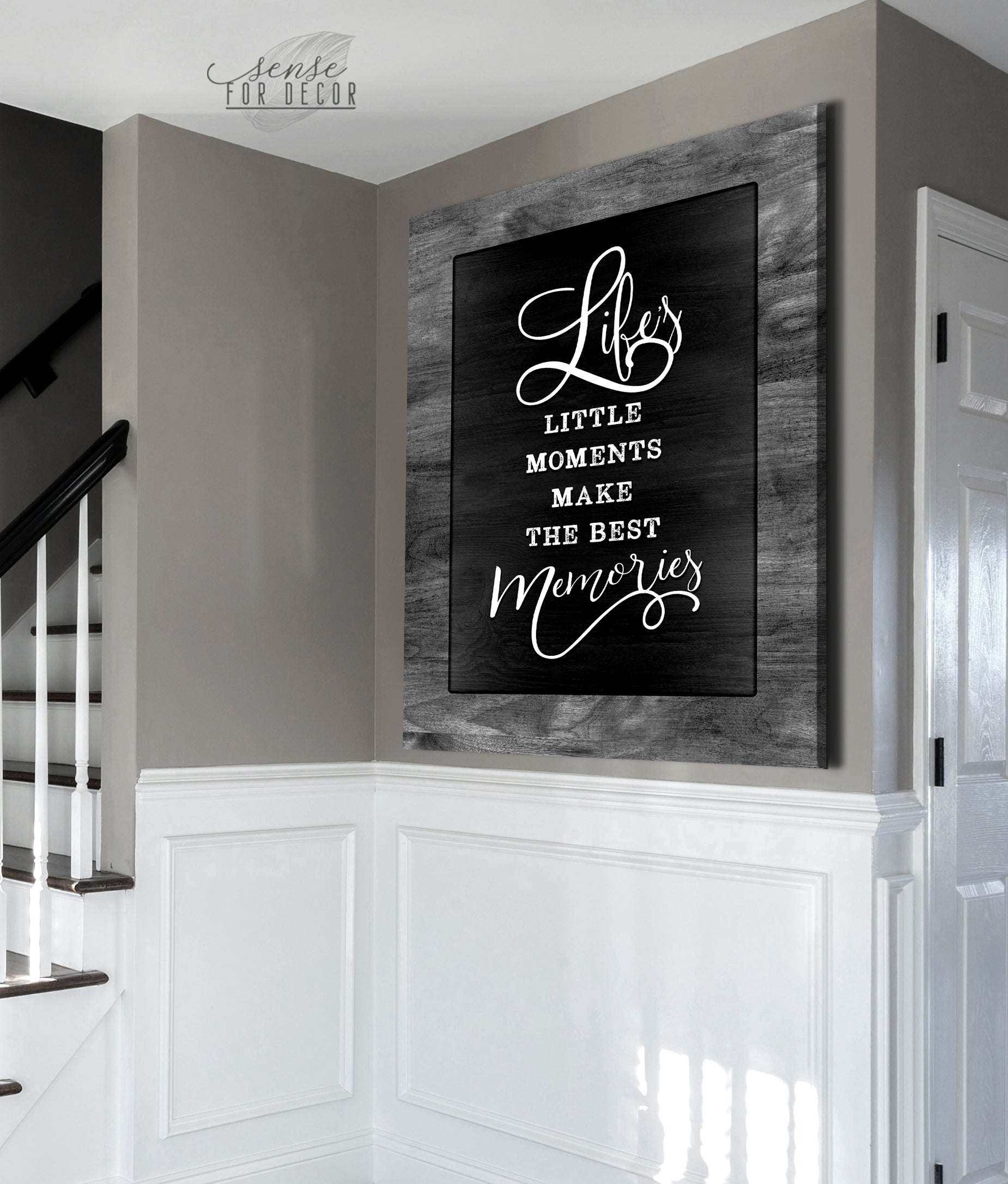 Family Wall Art: Lifes Moments, Best Memories (Wood Frame, Ready to Hang) - Buy 2, Save 20%