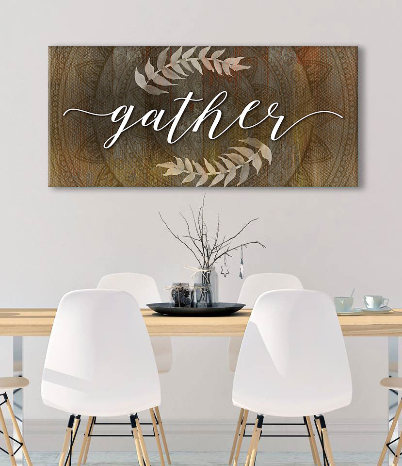 High - Quality Christian Wall Art Gather V12 with Wood Frame, Ready to Hang