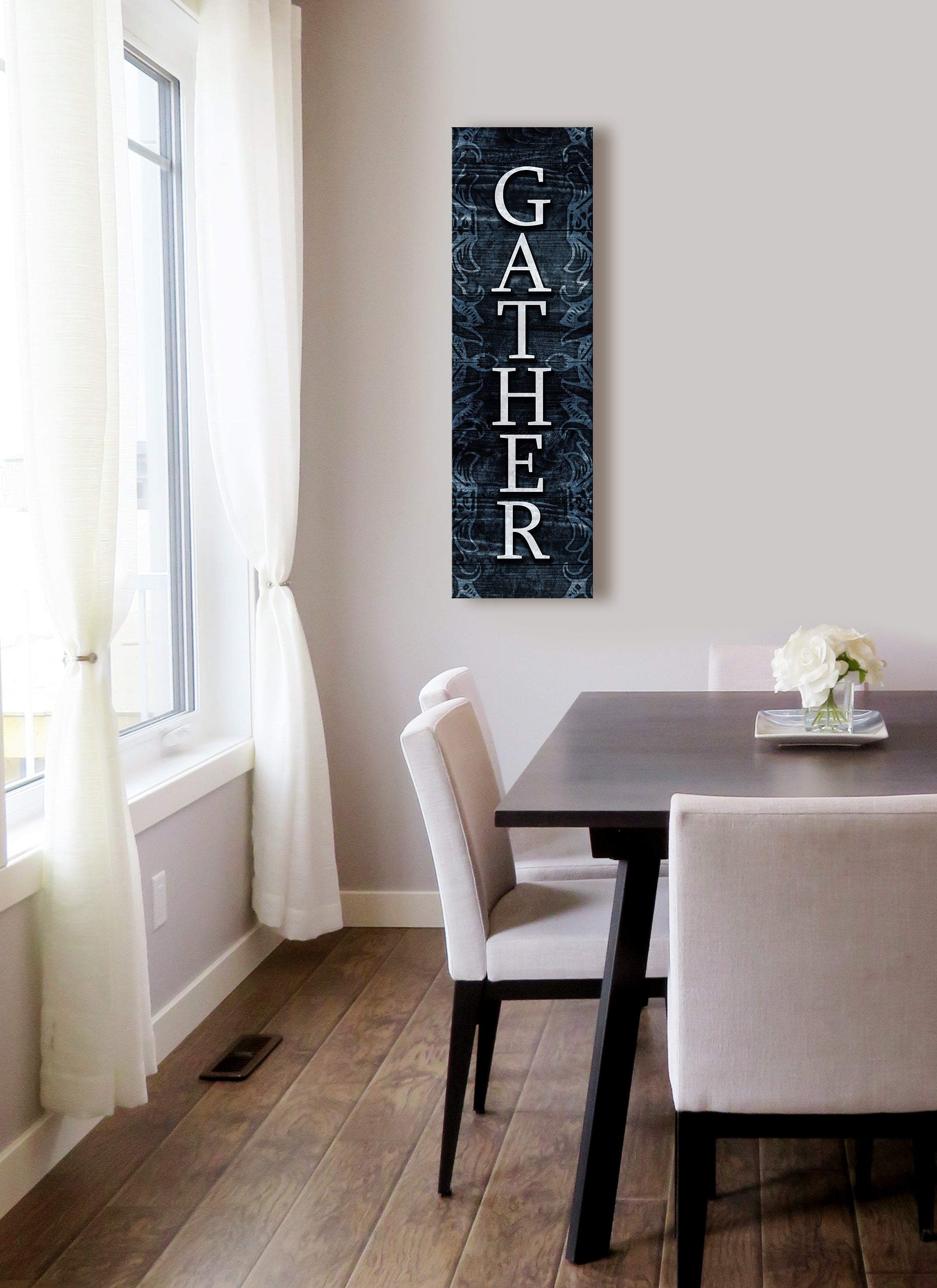 High - Quality Ready - to - Hang Wood - Framed Home Wall Art: Gather V5