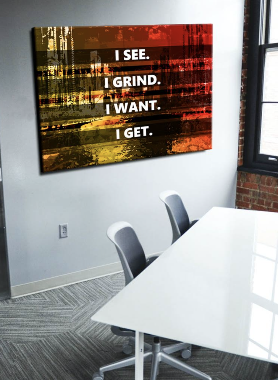 Business Wall Art with Wood Frame (Ready to Hang) - Buy 2, Save 20%