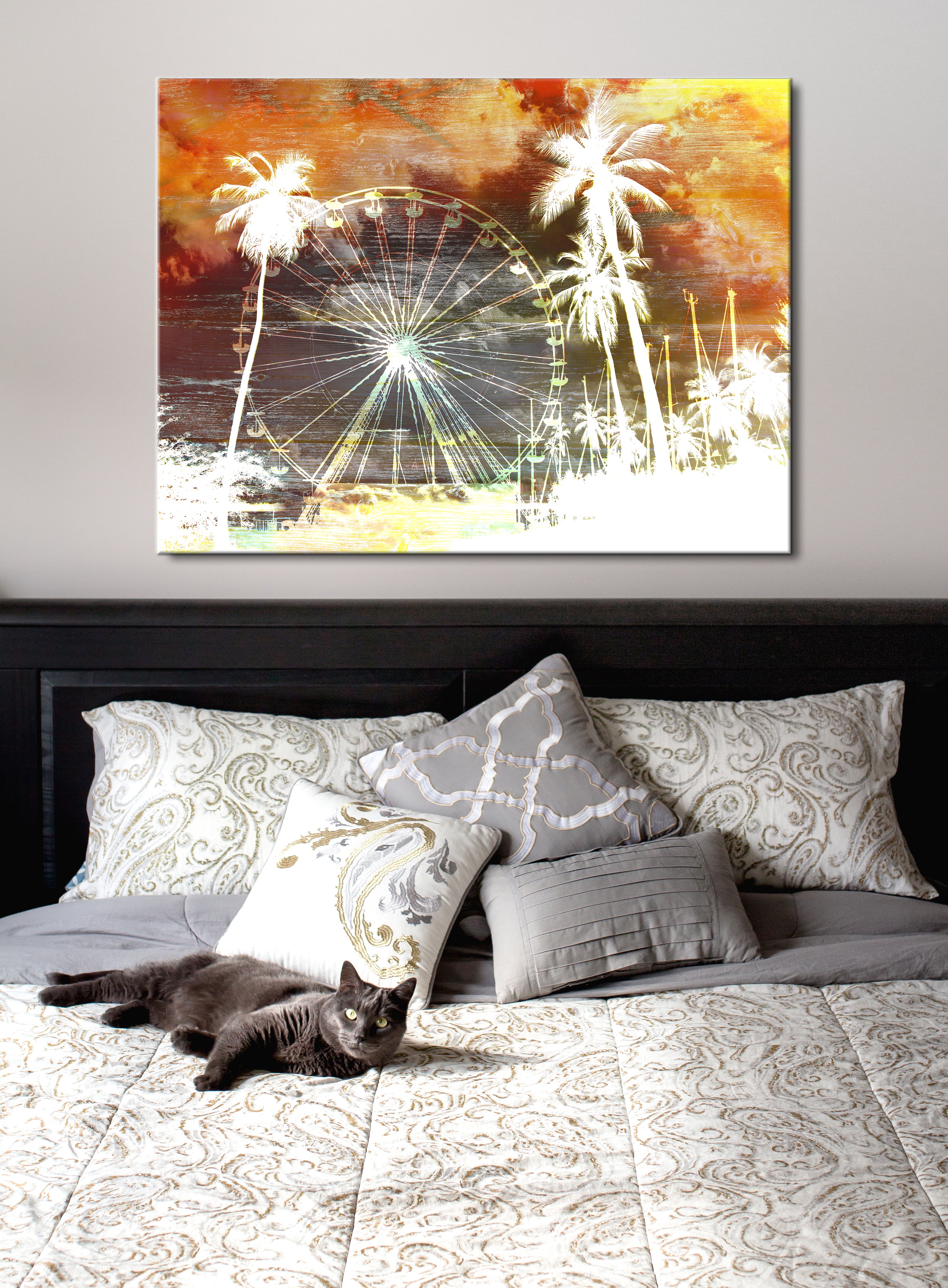 Hot Deal! Elegant White Silhouette Art - Wood Framed Canvas, Ready To Hang