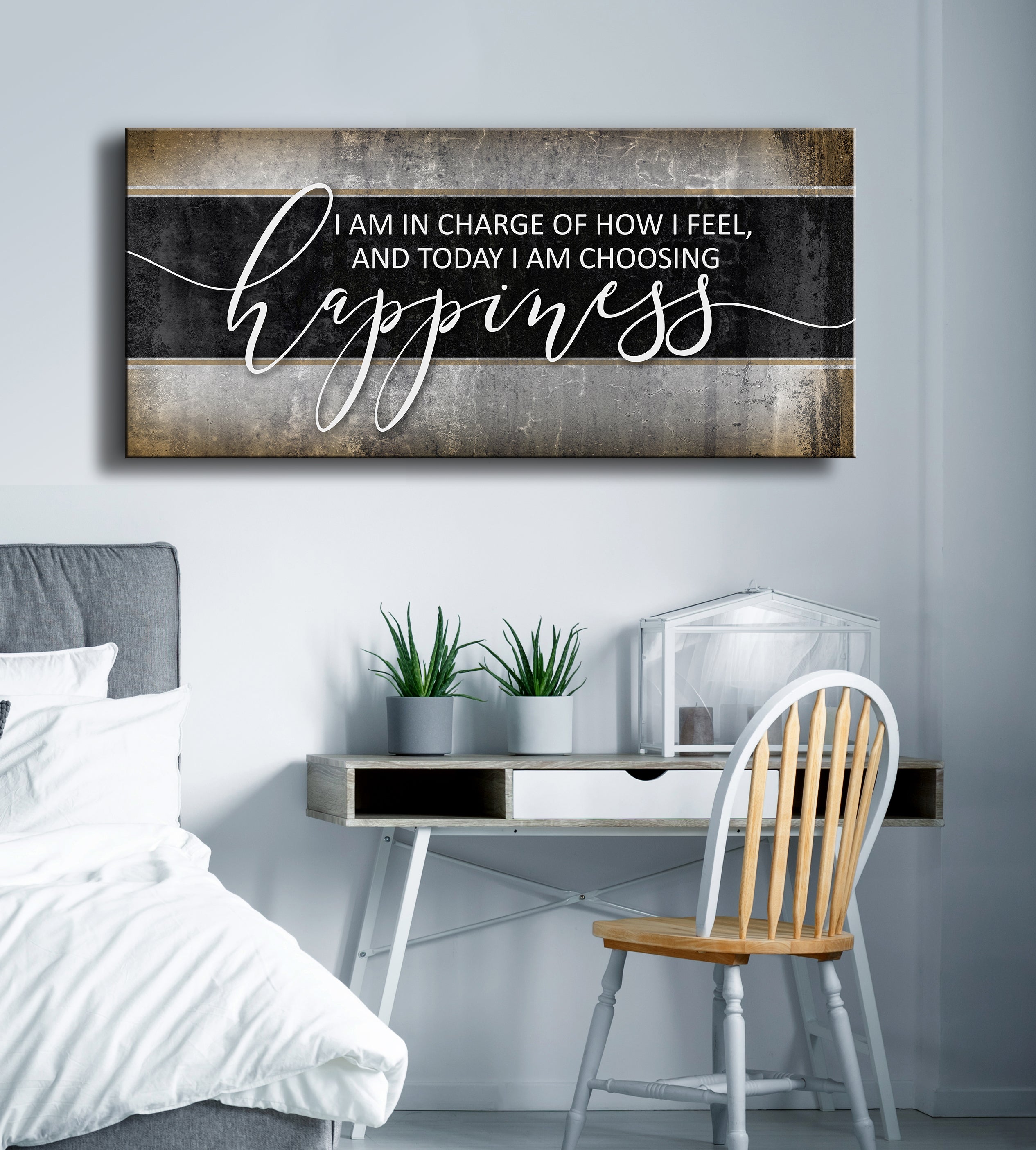 Ready-to-Hang Inspire Wall Art: I'm in Control of My Feelings (Wood Frame)