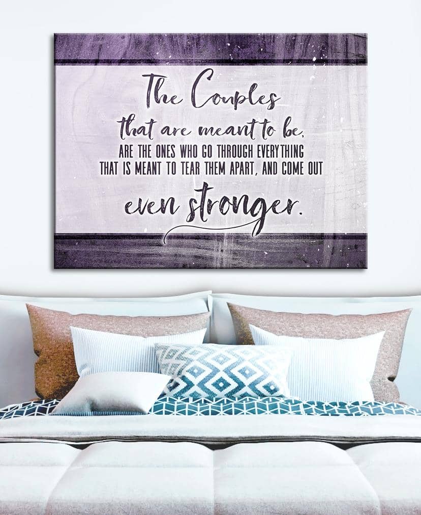 Exclusive Bedroom Wall Art: Strong Couples Prints with Wood Frame, Ready to Hang - Buy 2 Get 20% Off!