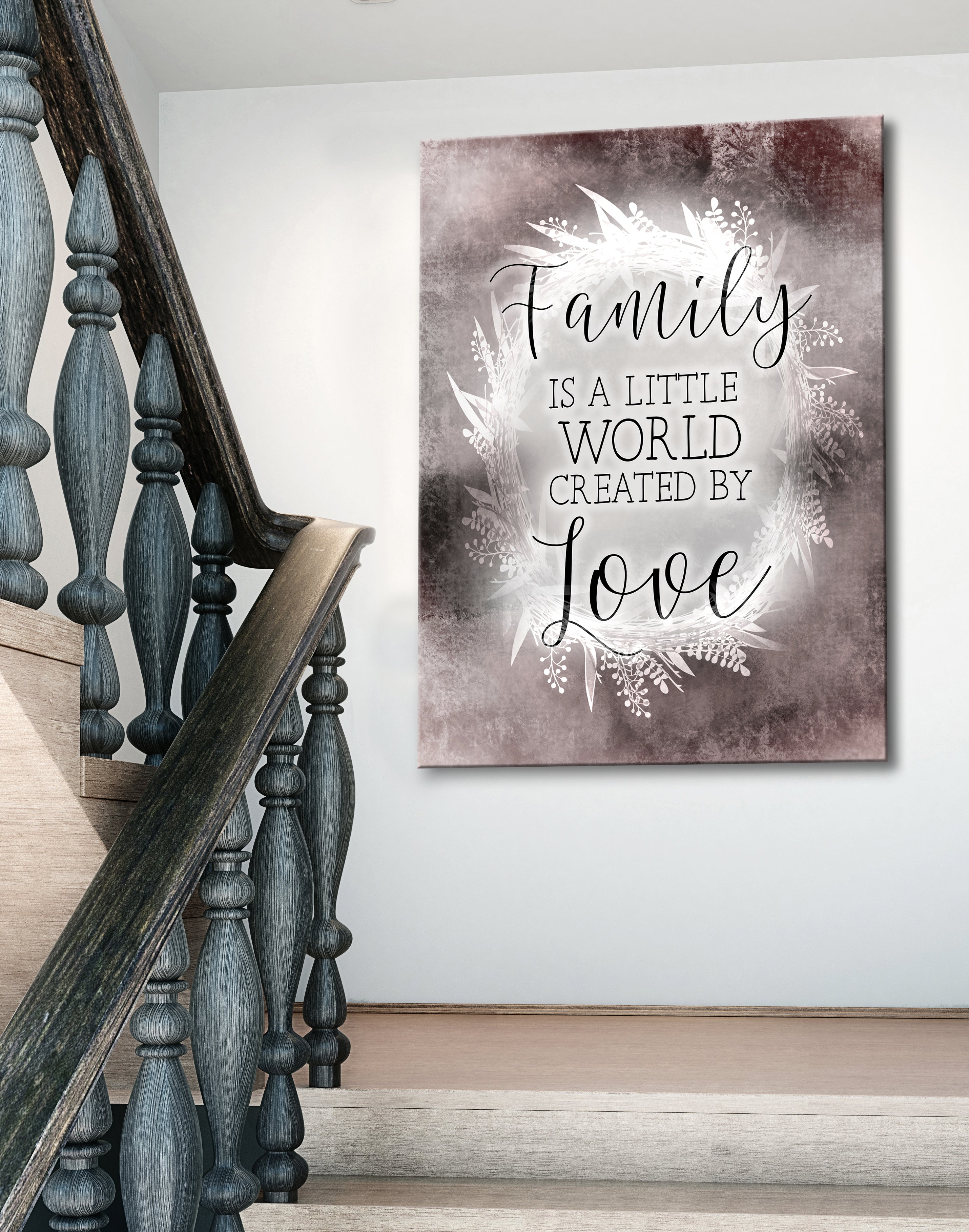 Love-Created Family Wall Art V3 with Wood Frame (Ready to Hang) - Buy 2, Save 20%