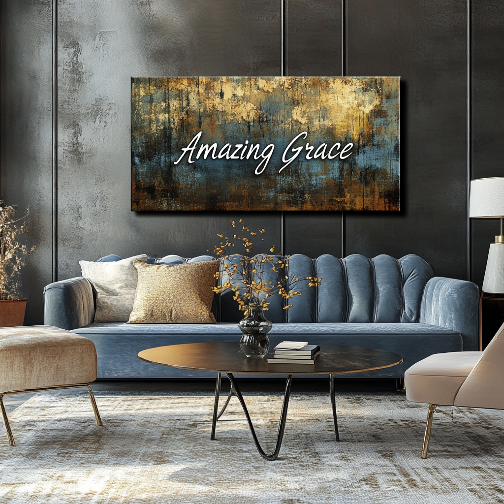Amazing Rustic Grace Word Art - Buy 2, Save 20%