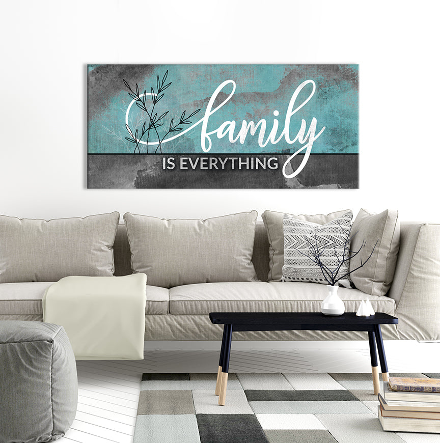 High - Quality Family Wall Art V9: Wood Frame, Ready to Hang
