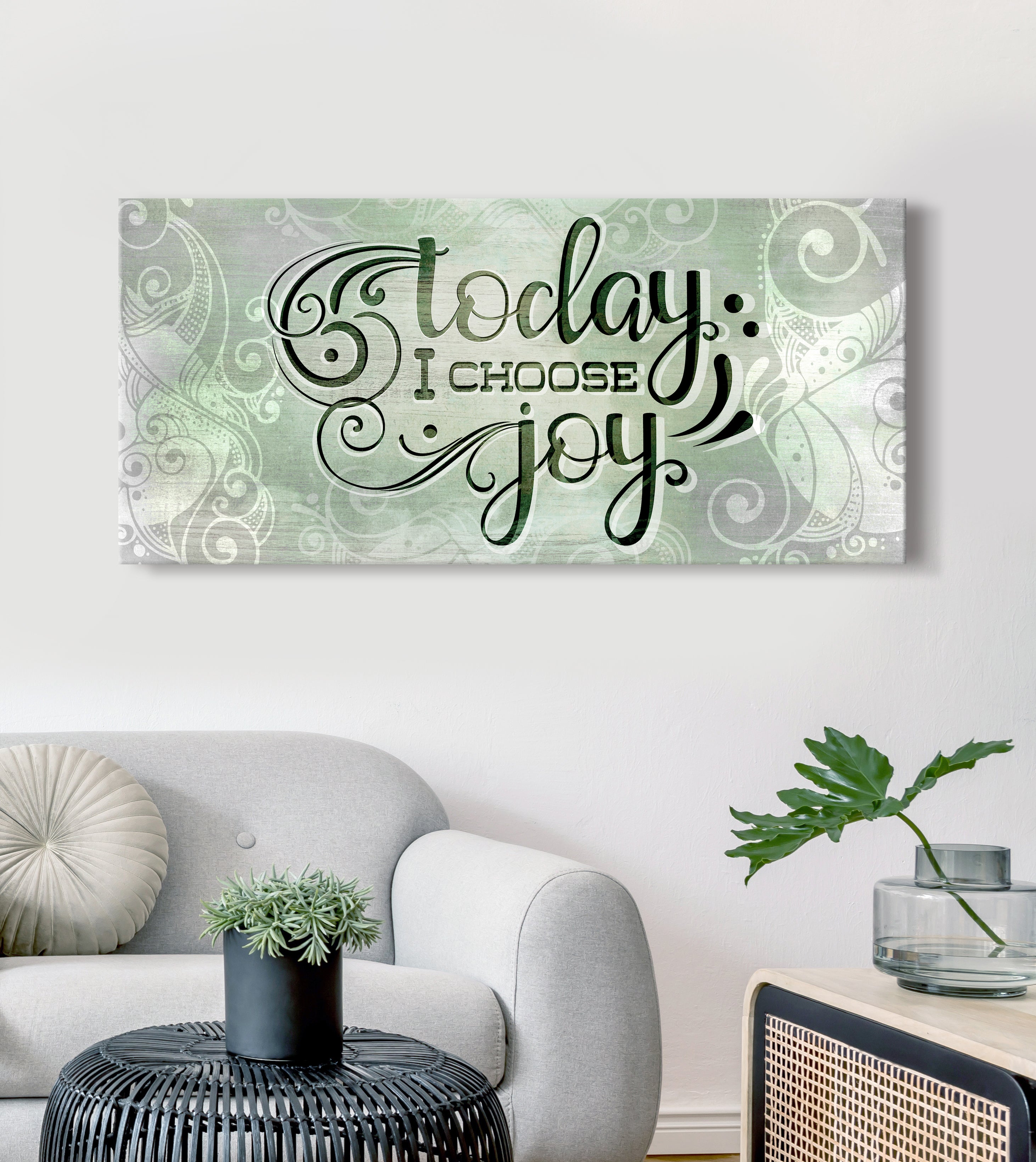 Exclusive Home Wall Art: 'Today I Choose Joy' - Wood Frame, Ready to Hang! Buy 2, Save 20%