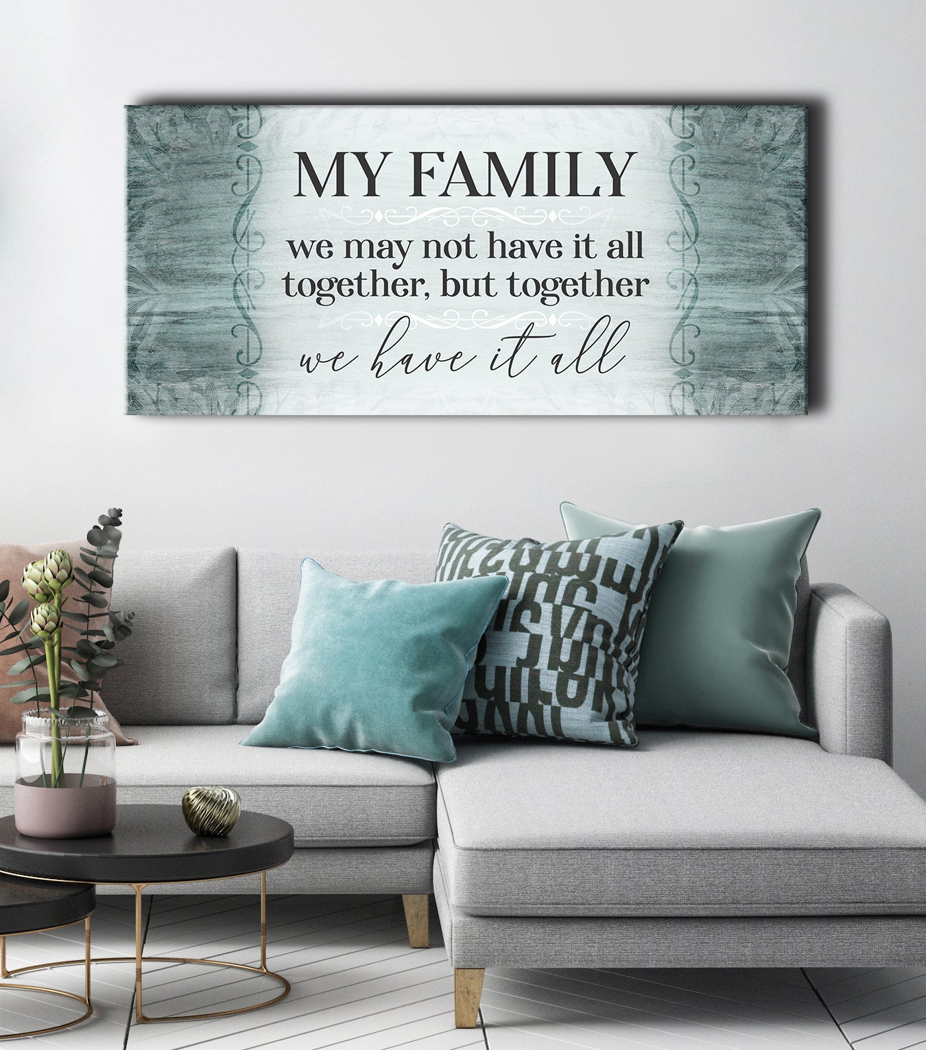 Hot Deal! Family Wall Art V3 - Wood Frame, Ready To Hang