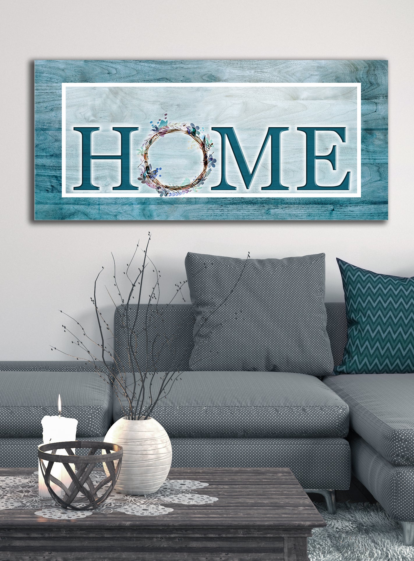 High - quality Spring Wall Art with Wood Frame, Ready to Hang for Your Home