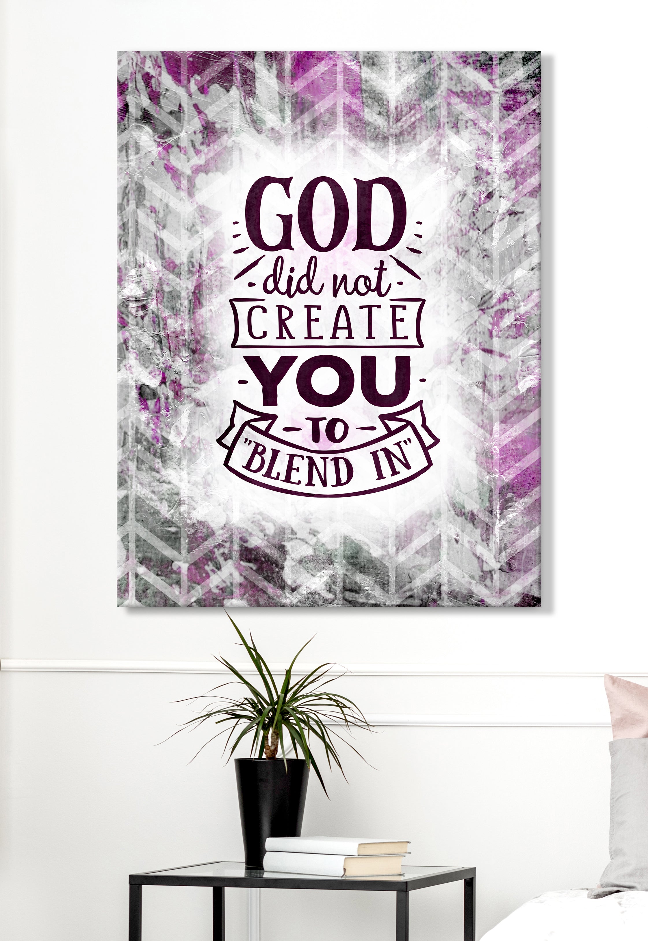 Christian Wall Art: Stand Out with God's Message (Wood Frame, Ready to Hang) - Buy 2 Save 20%