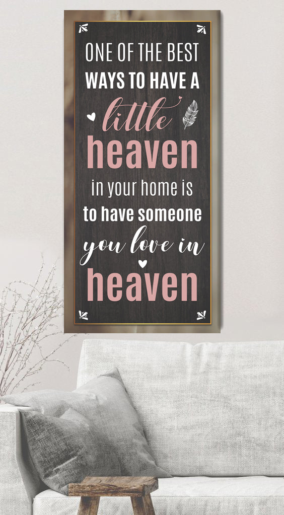High - Quality Wood - Framed Heaven Wall Art, Ready to Hang for Your Home