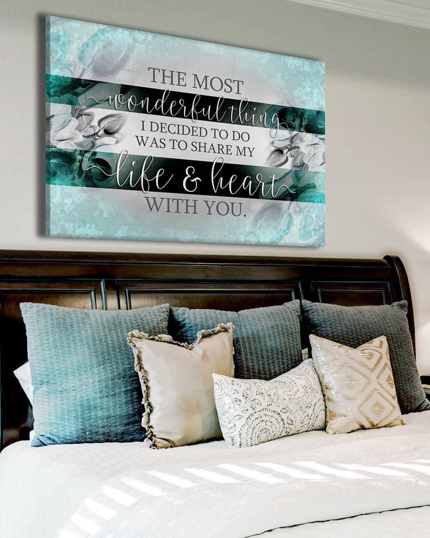 Hot! Couples Wall Art V3 - Wood Frame, Ready To Hang