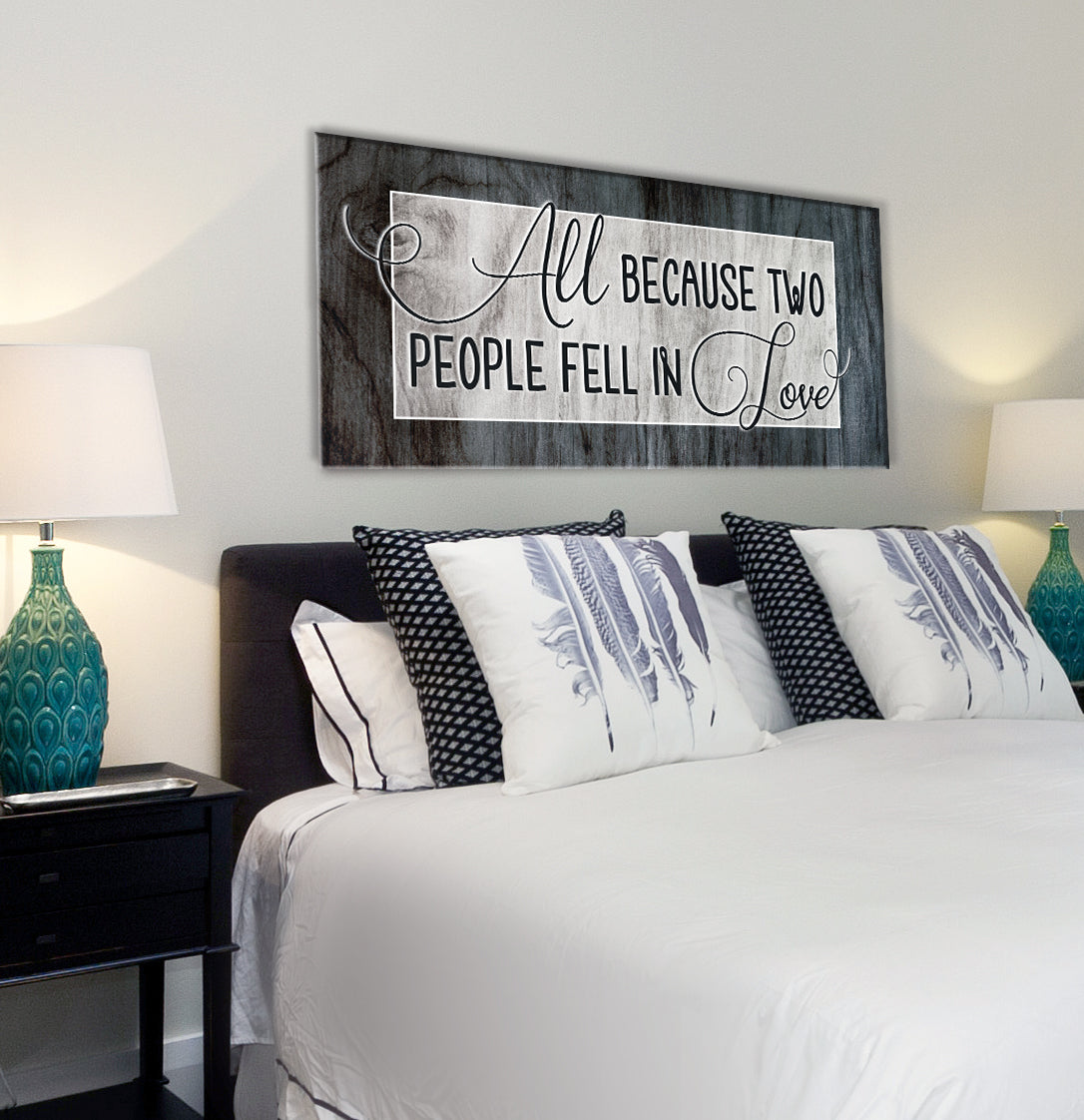 Ready-to-Hang Wood Frame Home Wall Art: Love-Inspired Design V2