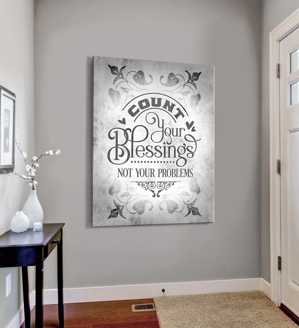 Hot Deal! Christian 'Count Your Blessings' Wall Art with Wood Frame, Ready to Hang