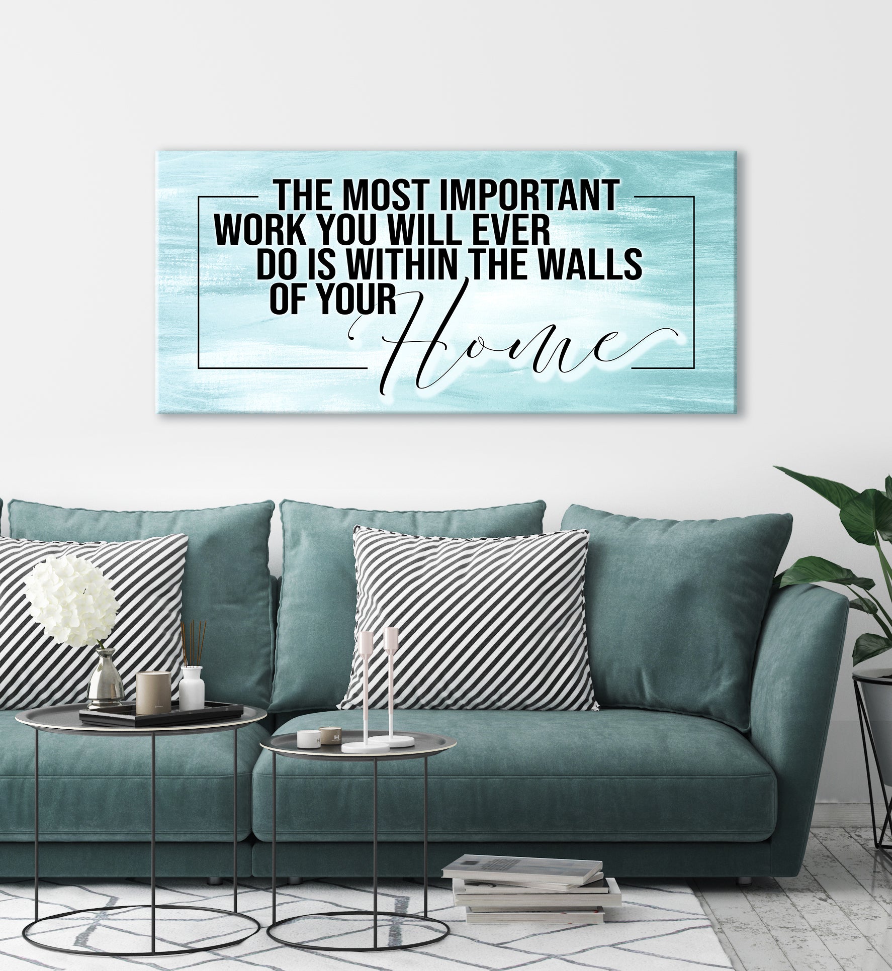 Hot Deal! Ready-to-Hang Wood Frame Home Wall Art