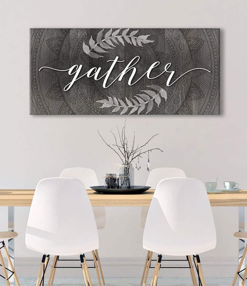 High - Quality Christian Wall Art Gather V12 with Wood Frame, Ready to Hang