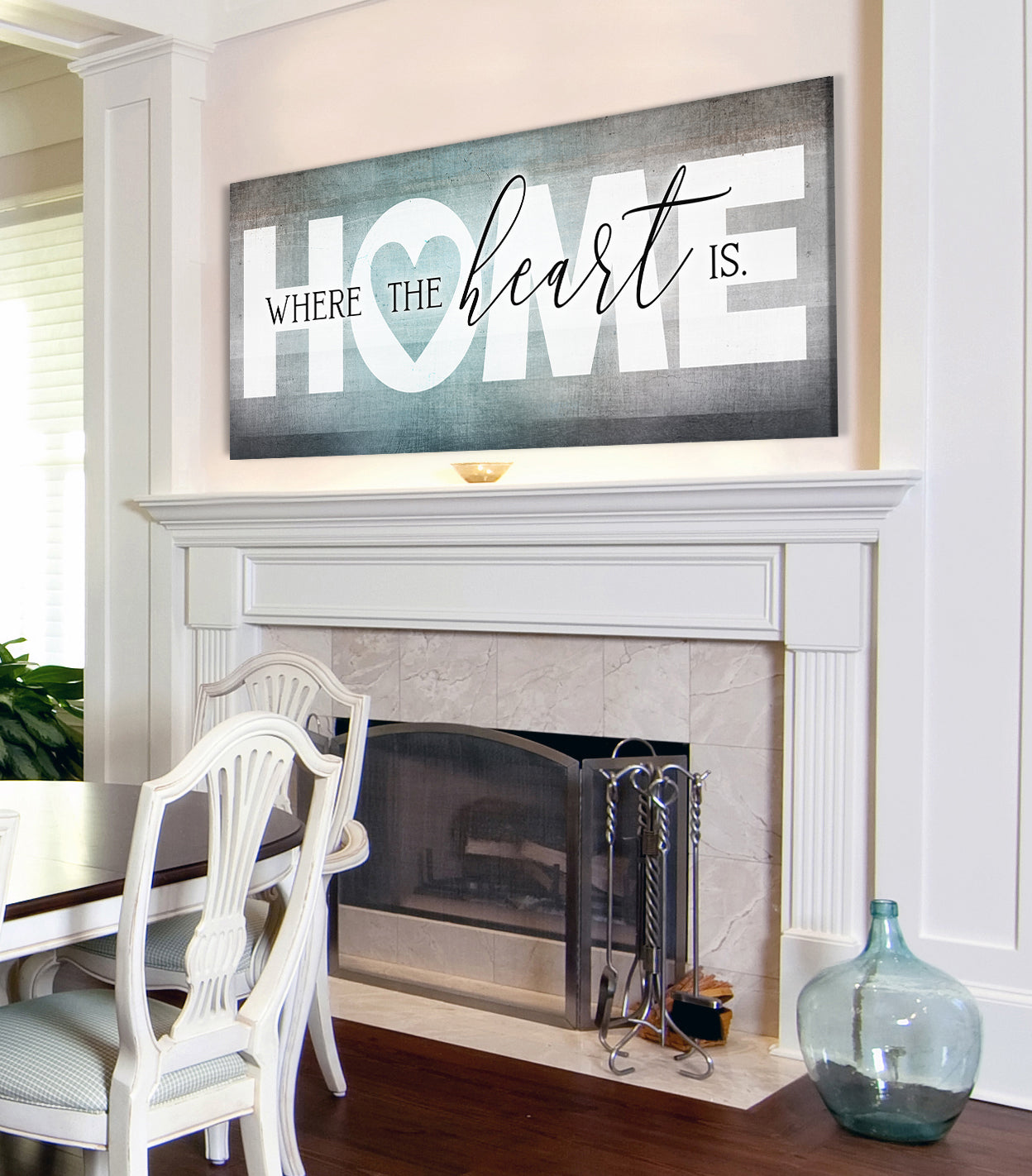 Ready-to-Hang 'Home Where The Heart Is' Wall Art (Wood Frame) - Buy 2, Save 20%