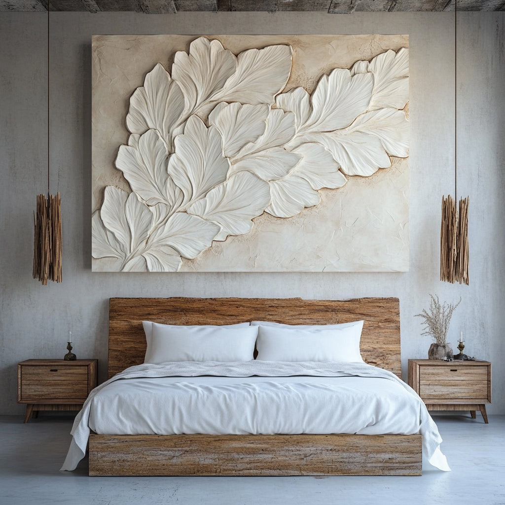 Hot Sale! Ethereal Leaf Harmony V8 - Premium Nature-Inspired Canvas Wall Art for Your Home
