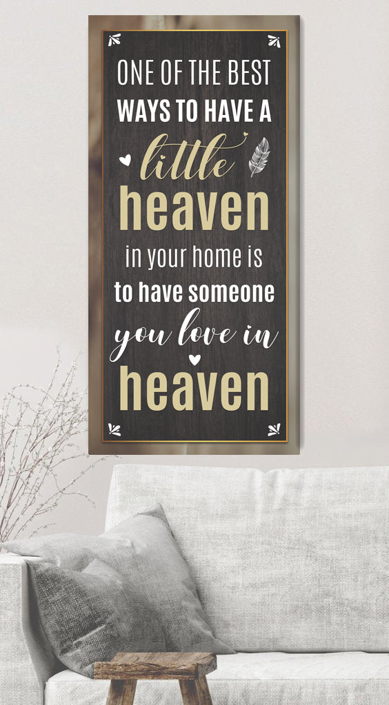 High - Quality Wood - Framed Heaven Wall Art, Ready to Hang for Your Home
