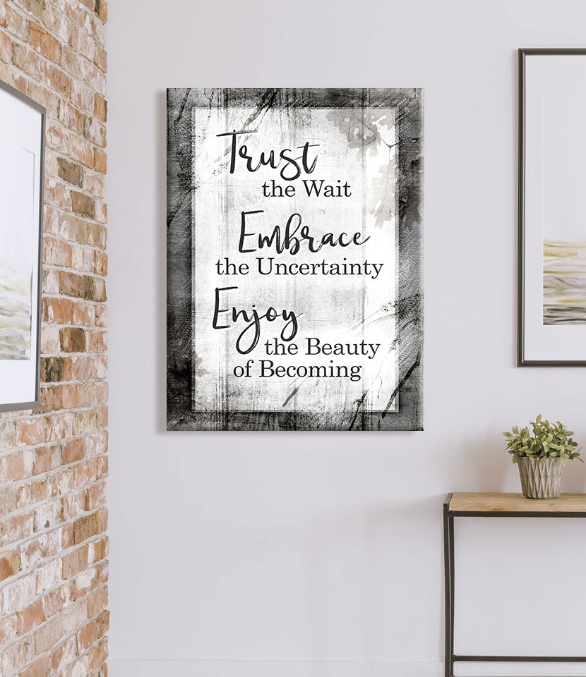 Exclusive Christian Wall Art: Trust the Journey, Embrace Uncertainty - Buy 2, Save 20%