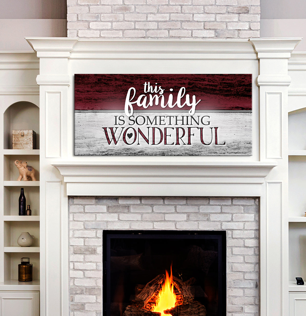 Amazing Family Wall Art: 'This Family is Something Wonderful' with Wood Frame, Ready to Hang - Buy 2 Get 20% Off!