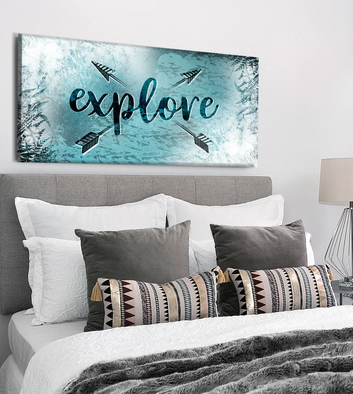 Hot! Ready-to-Hang Wood Frame Home Wall Art