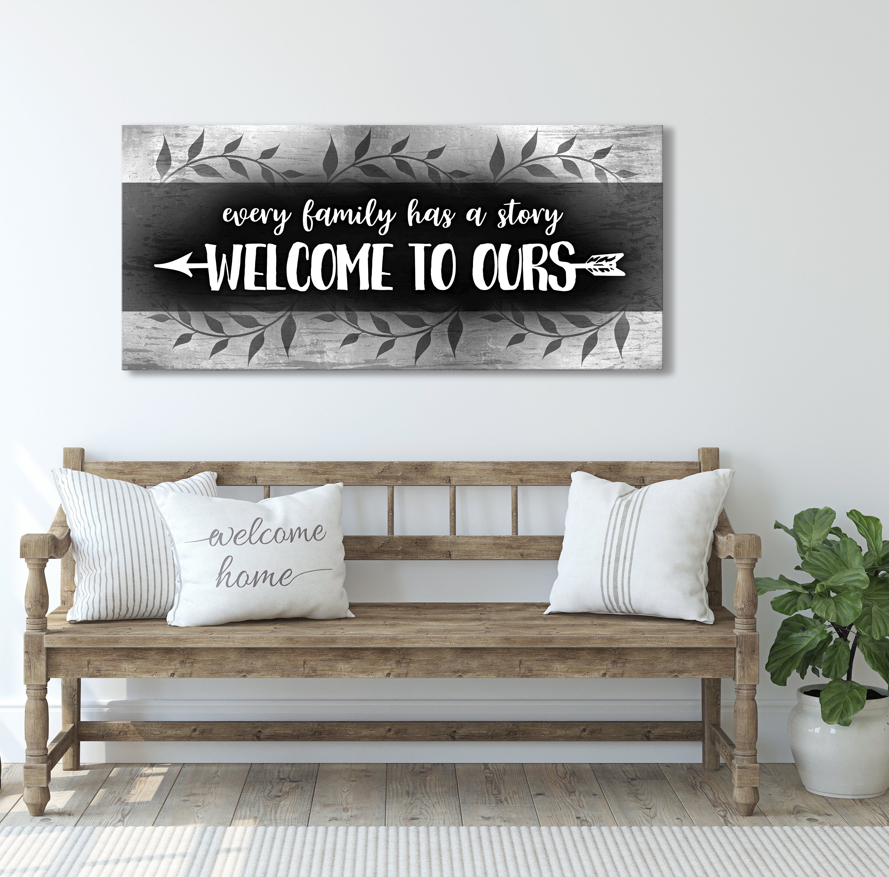 High - Quality Wood - Framed Family Wall Art V3: Ready to Hang, Tell Your Family Story