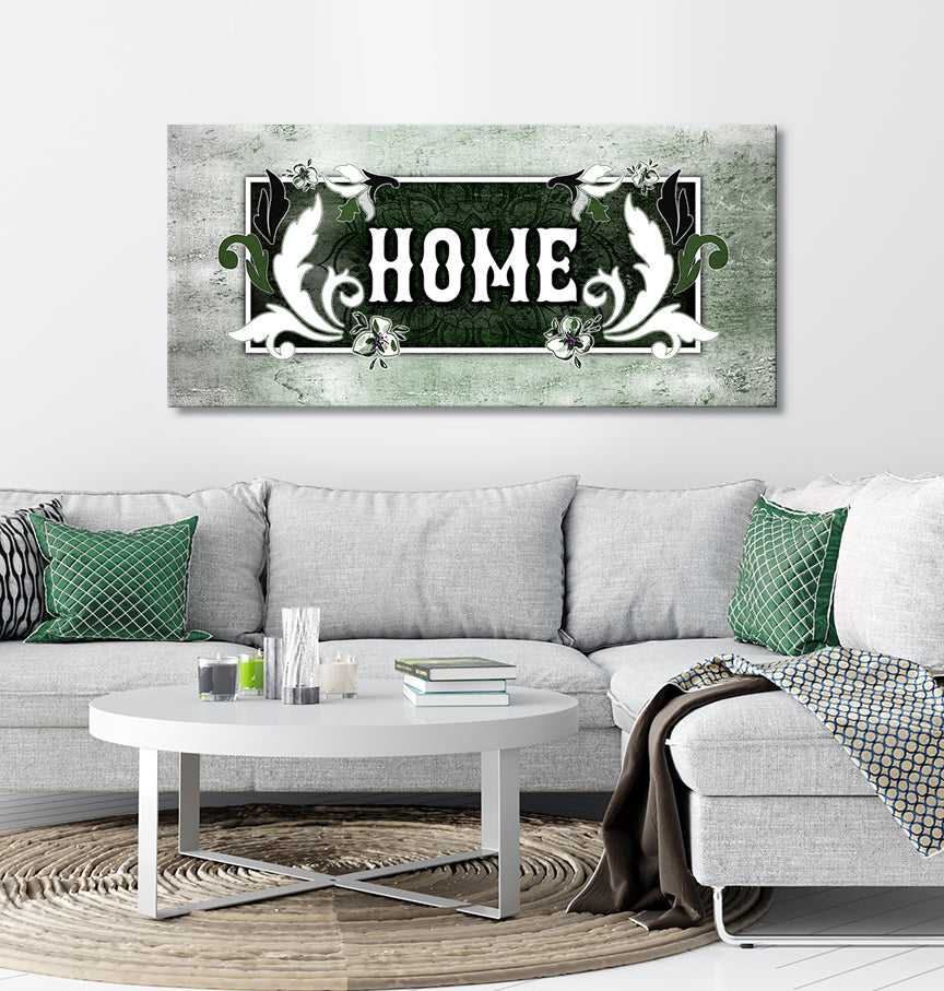 Hot Sale! Ready - to - Hang Wood - Framed Home Wall Art: Home Word Sign V4