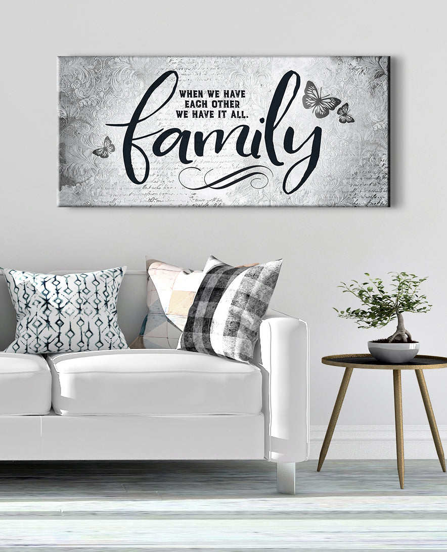 Family Wall Art V2: Wood Frame, Ready To Hang - Buy 2, Save 20%