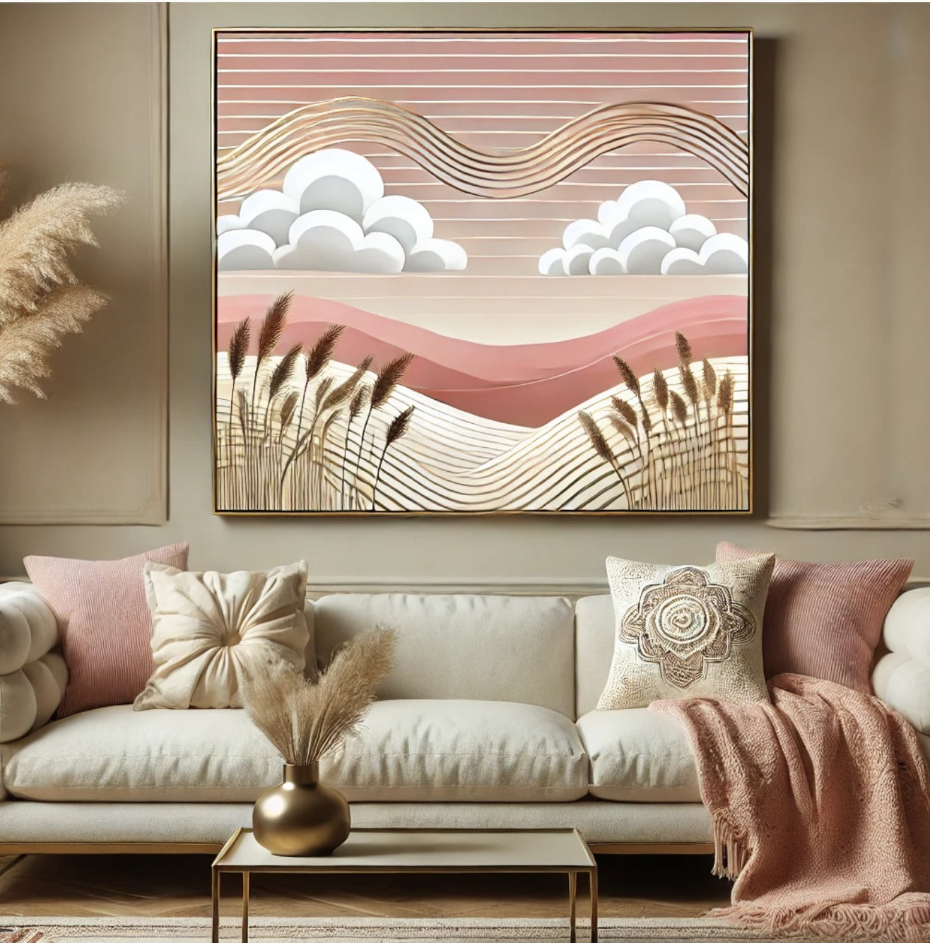 Hot Deal! Modern Desert Family Wall Art for Your Home Decor