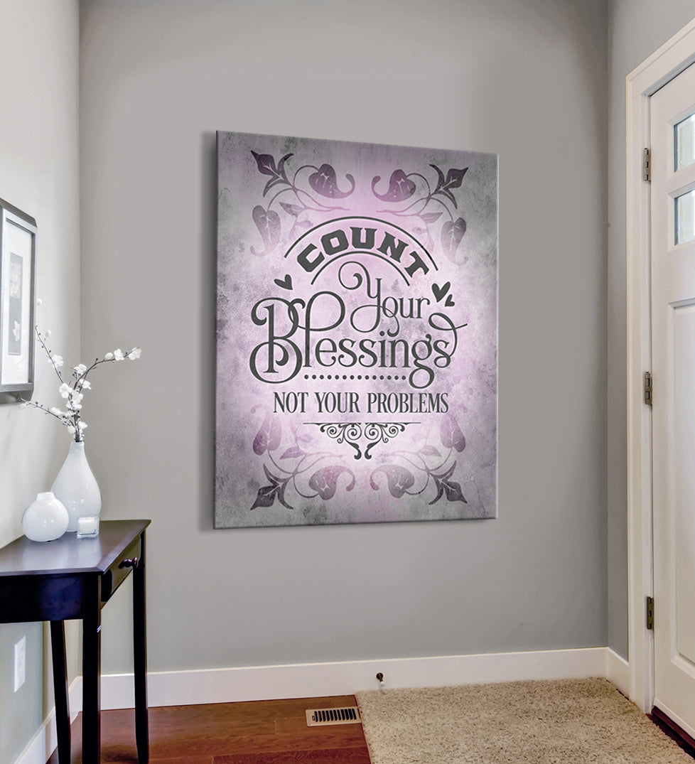 Hot Deal! Christian 'Count Your Blessings' Wall Art with Wood Frame, Ready to Hang