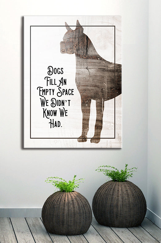 Hot Deal! Ready-to-Hang Wood-Frame Dog Pet Wall Art