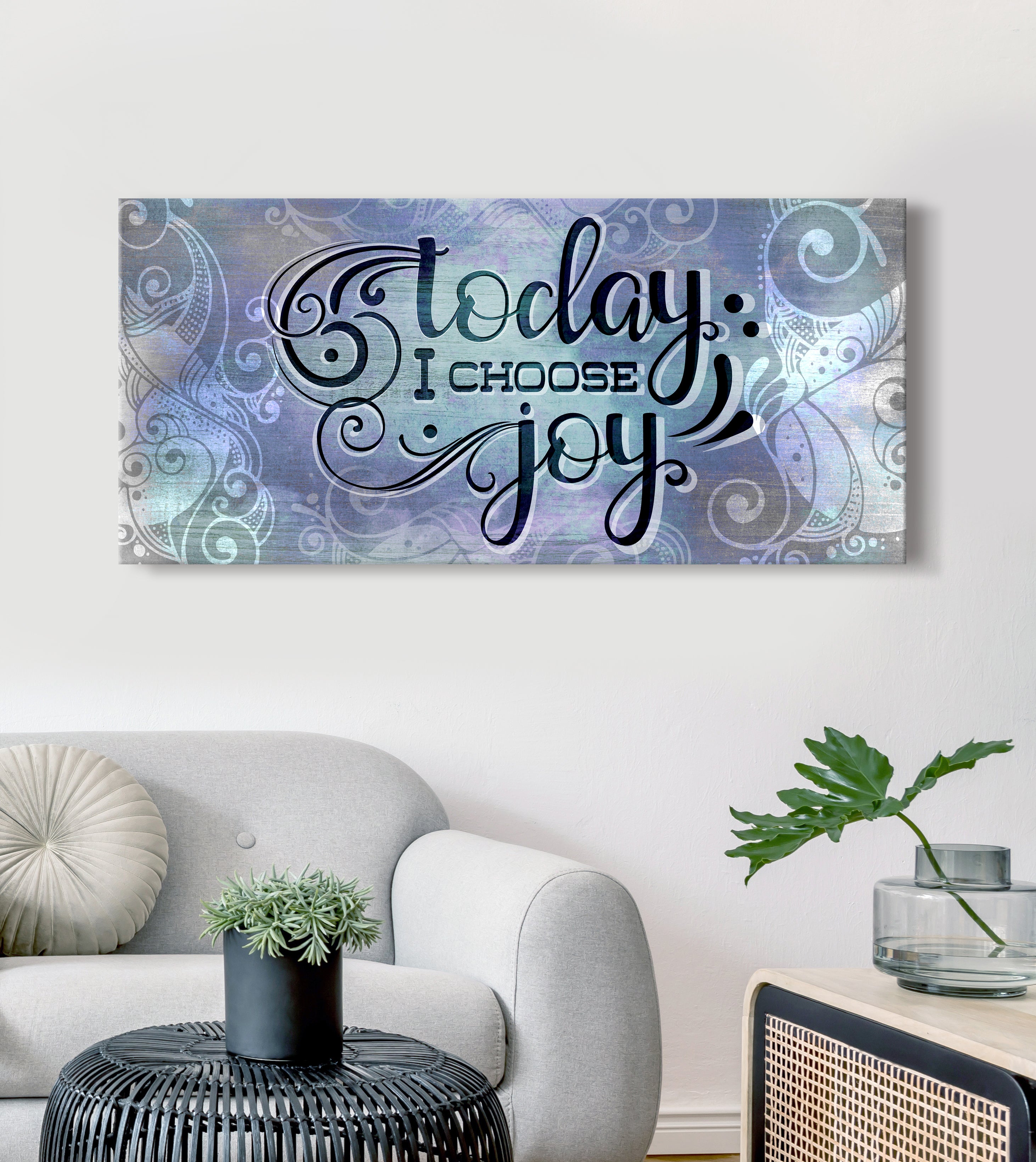 Exclusive Home Wall Art: 'Today I Choose Joy' - Wood Frame, Ready to Hang! Buy 2, Save 20%