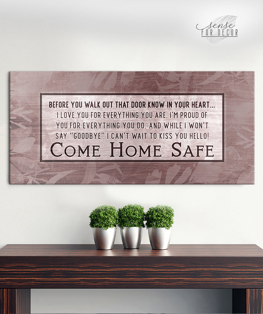 Ready-to-Hang Wood Frame Home Wall Art: Exclusive Offer