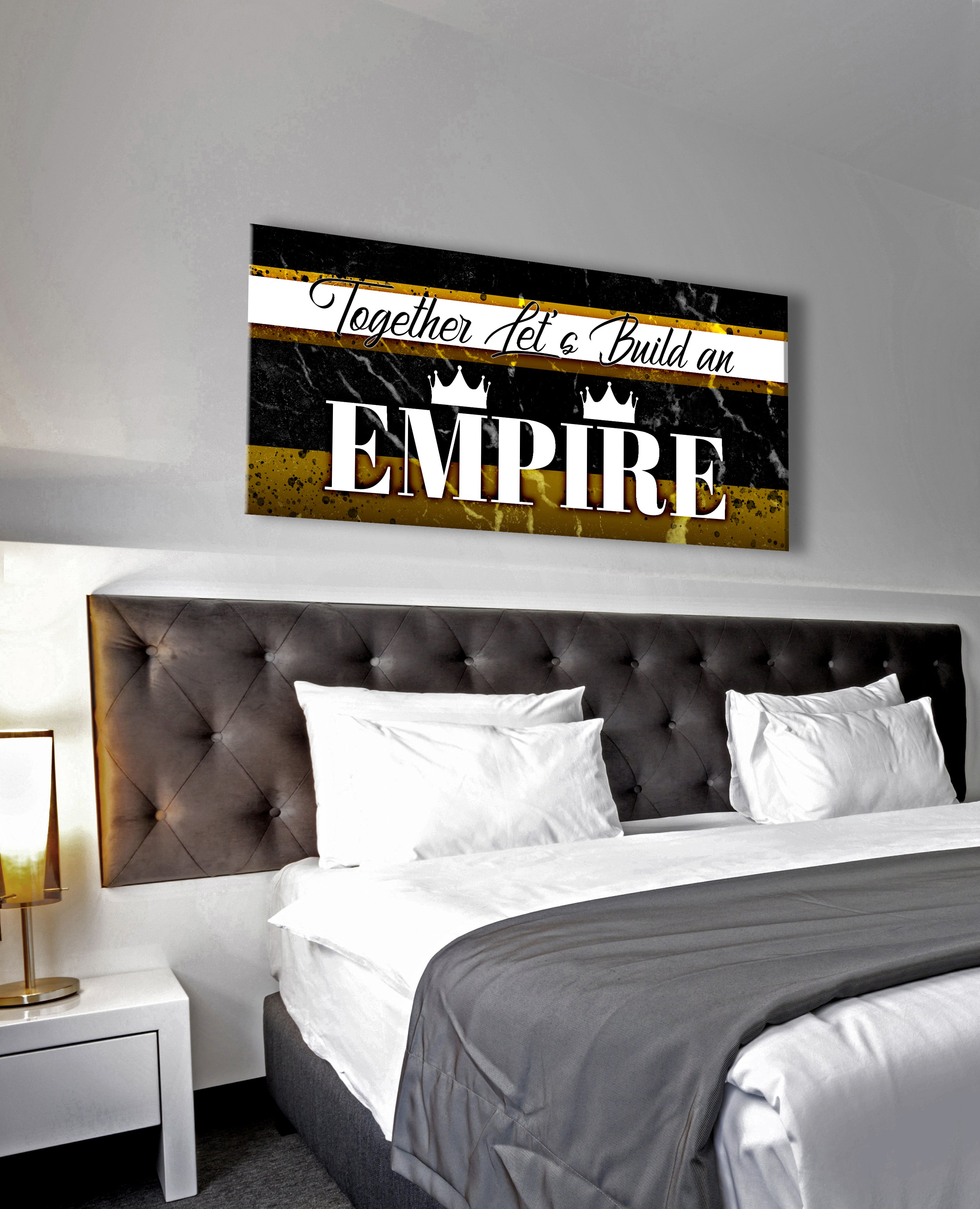 Inspire Wall Art: Build an Empire Together (Wood Frame, Ready to Hang) - Buy 2, Save 20%