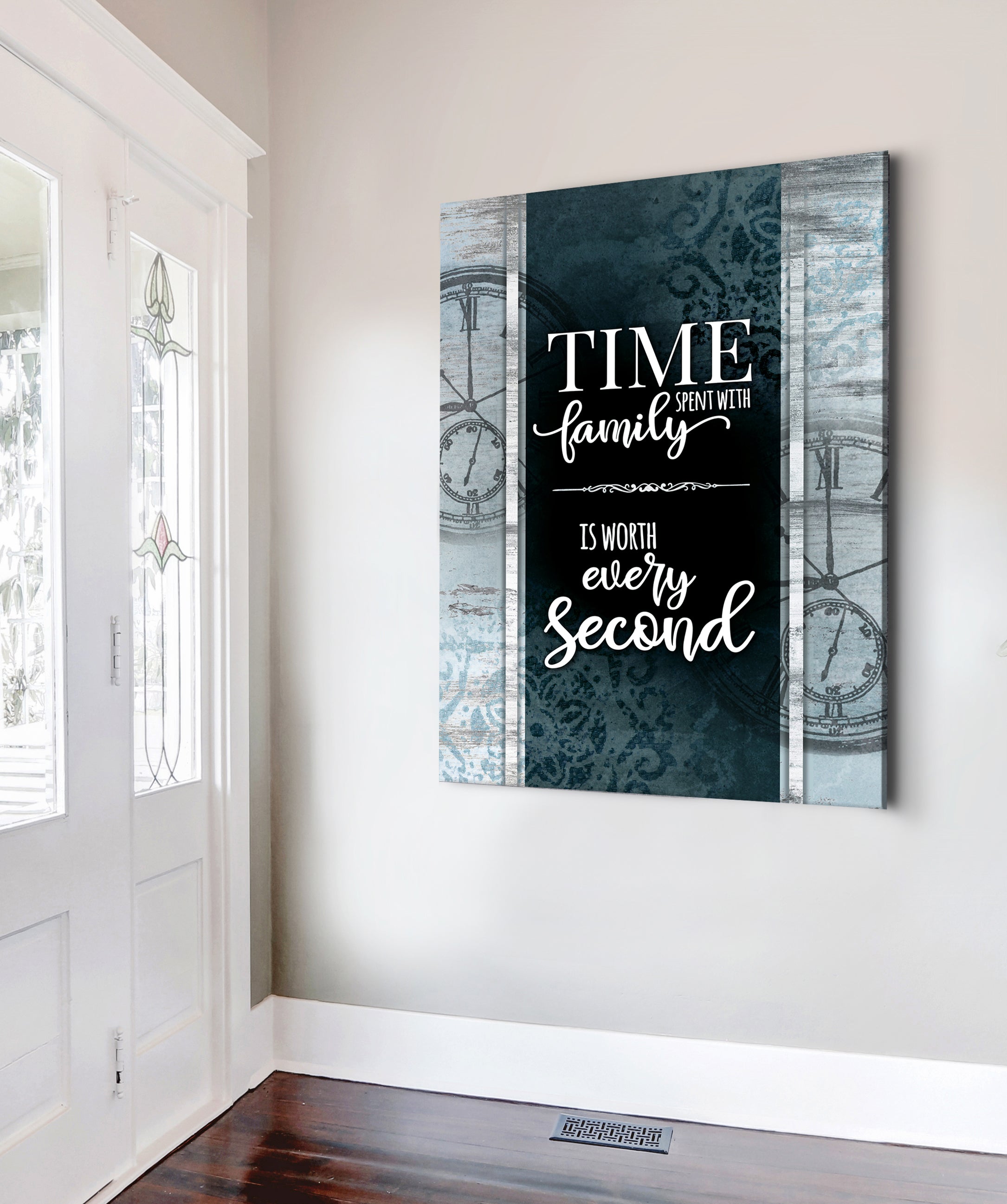 Family Wall Art: Ready - to - Hang Wood - Framed Time Spent With Family V3! Buy 2, Save 20%